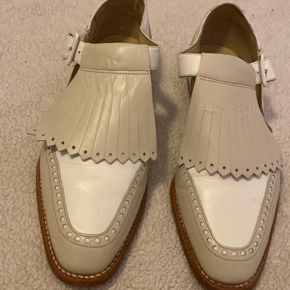 Kenneth Cole saddle shoe flats